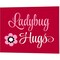Butterfly Kisses & Ladybug Hugs by Tamara Robinson 15" x 12" Canvas Wall Art (Set of 2)